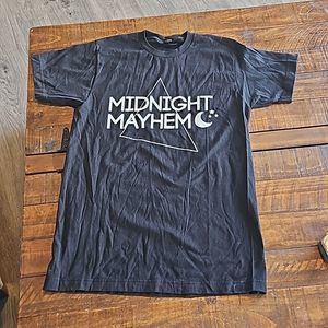 midnight mayhem t shirt concert t shirt
